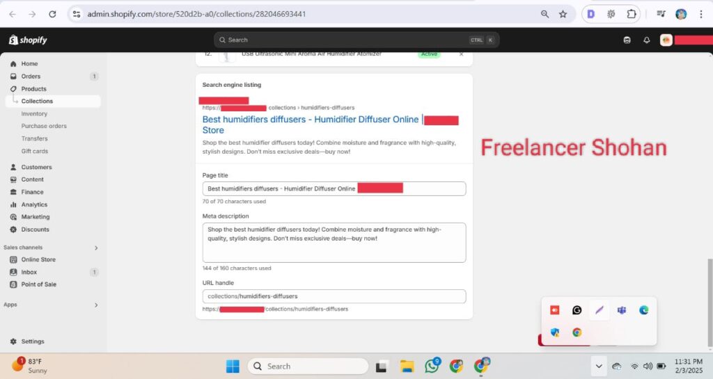 Shohanur Islam - Shohan IT Academy - Freelancer Shohan - Shohanitbd